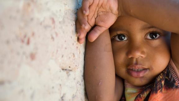 Little girl in Brazil.