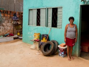 Many people live in poverty.